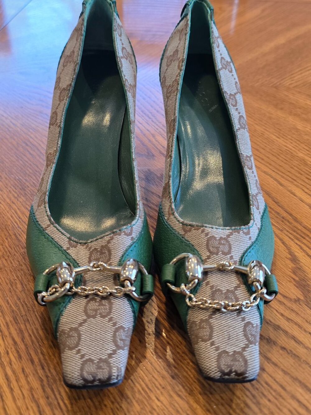 Woman's patterned heels